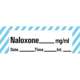 [SDDCLABLNALO1] ETIQUETTE pour Naloxone, rouleau