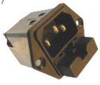 [EEMDWAIS109] (Ceratherm 600-2) MAINS INPUT SOCKET with filter 521-175503