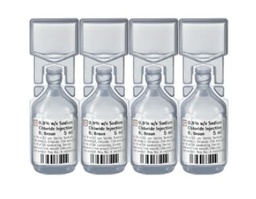 [SLASSODC9B5] SERUM PHYSIOLOGIQUE, NaCl, 0,9%, 5 ml, fl. plastique