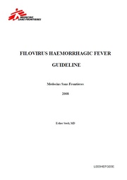 [L003HEFM02E-P] Filovirus Haemorrhagic Fever Guideline