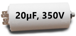 [PELEGENS023CA] CAPACITOR, 20µF, 350V AC