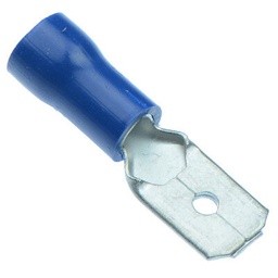 [PELECABEF262] CONNECTOR full insulated, flat, 2.5mm, 2.5-6mm², male