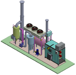 [CWASIKAZ50FI-] INCINERATOR HTI (Kazancioglu 50FGT) diesel, 380V