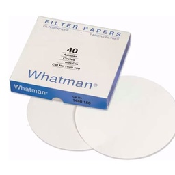 [CWATFILTWHF40] FILTRE PAPIER (Whatman Grade 40) 125mm, paquet de 100