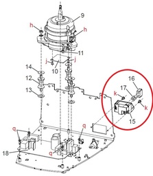 [ELAECENS921] (cent. Hettich EBA200/200S) E-SET, appliance plug incl.fuses