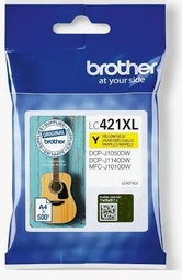 [ADAPPRICBM1IY] (Brother MFC-J1010DW) INK CARTRIDGE (LC421XL) yellow, HY