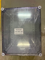 [PELEBOXENS155] ENCLOSURE, plastic, 340x280x180mm, transparent, IP55