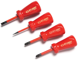 [PTOOSCREM04FI] SCREWDRIVER SET, SL4/SL5.5/PZ2/MOD2 x46mm, insulated 1000V