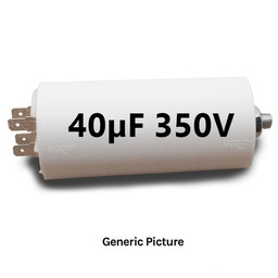 [PELEGENS034CA] CONDENSATEUR, 40µF, 350V AC