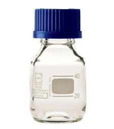 [CWATTESTDUBSP] SCREW TOP BOTTLE (Duran) 50ml + pouring ring, 20 pcs