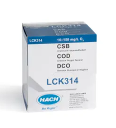 [CWATTESTHCO25] TEST DCO cuvette (Hach) 15-150 mg/l O₂, 25 tests