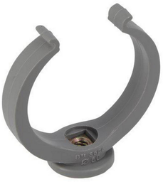 [PHDWCLAMW60V] COLLIER LYRE, PP, Ø60mm, pour tuyaux PVC