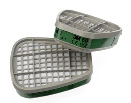 [PSAFMASKVBK] (masque respiratoire) FILTRE K1 (3M 6054) raccord baïonn.