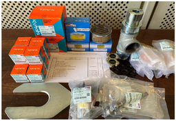 [CWATBORE80S1] (Compressor TA-80) PIECES DETACHEES, bloqueur tuyau +filtres