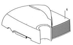 [EEMDNECS314] (nebulizer PARI TurboBOY SX) TOP HOUSING BLUE 85E3051