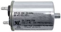 [PHYGWASMSD102] (Samsung DV90T5240AN) CAPACITOR, 8μF, ±5%, 400VAC, 50/60Hz