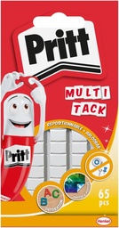 [ASTAGLUEP22] PASTILLES ADHESIFS, 20x20mm, double face,réutilisables,65pcs