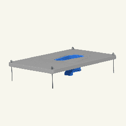 [CWATTOILSS1] LATRINE SLAB bird door toilet pan (Lixil SATO 701)